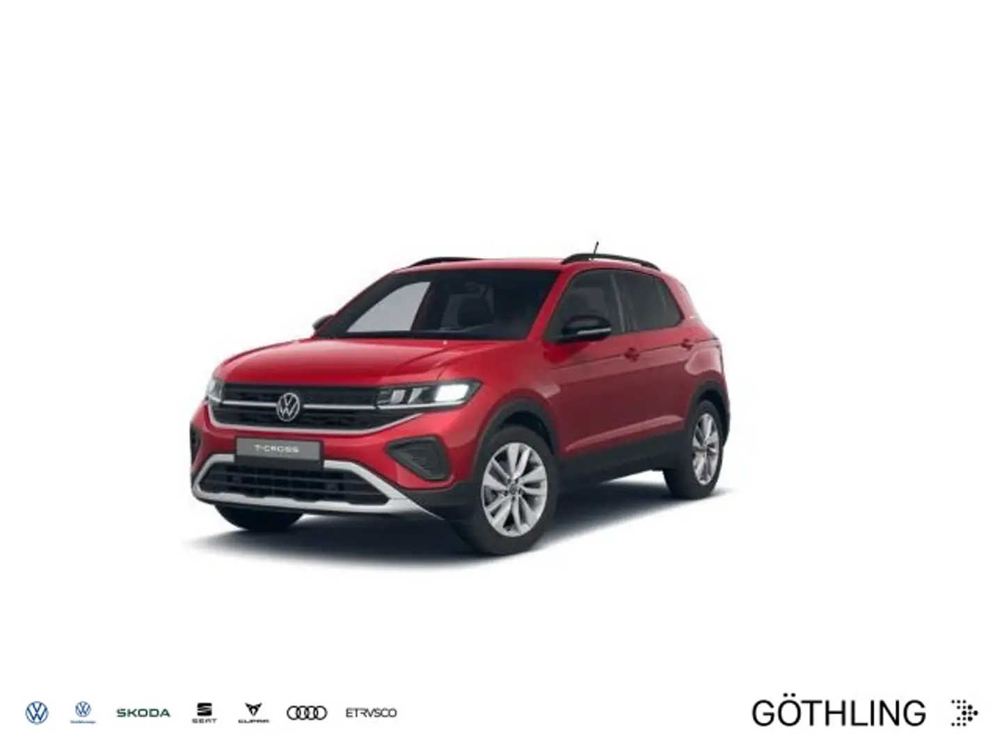 Volkswagen T-Cross Life 1.0 l TSI OPF 85 kW (116 PS ) 7-Gan Rood - 1