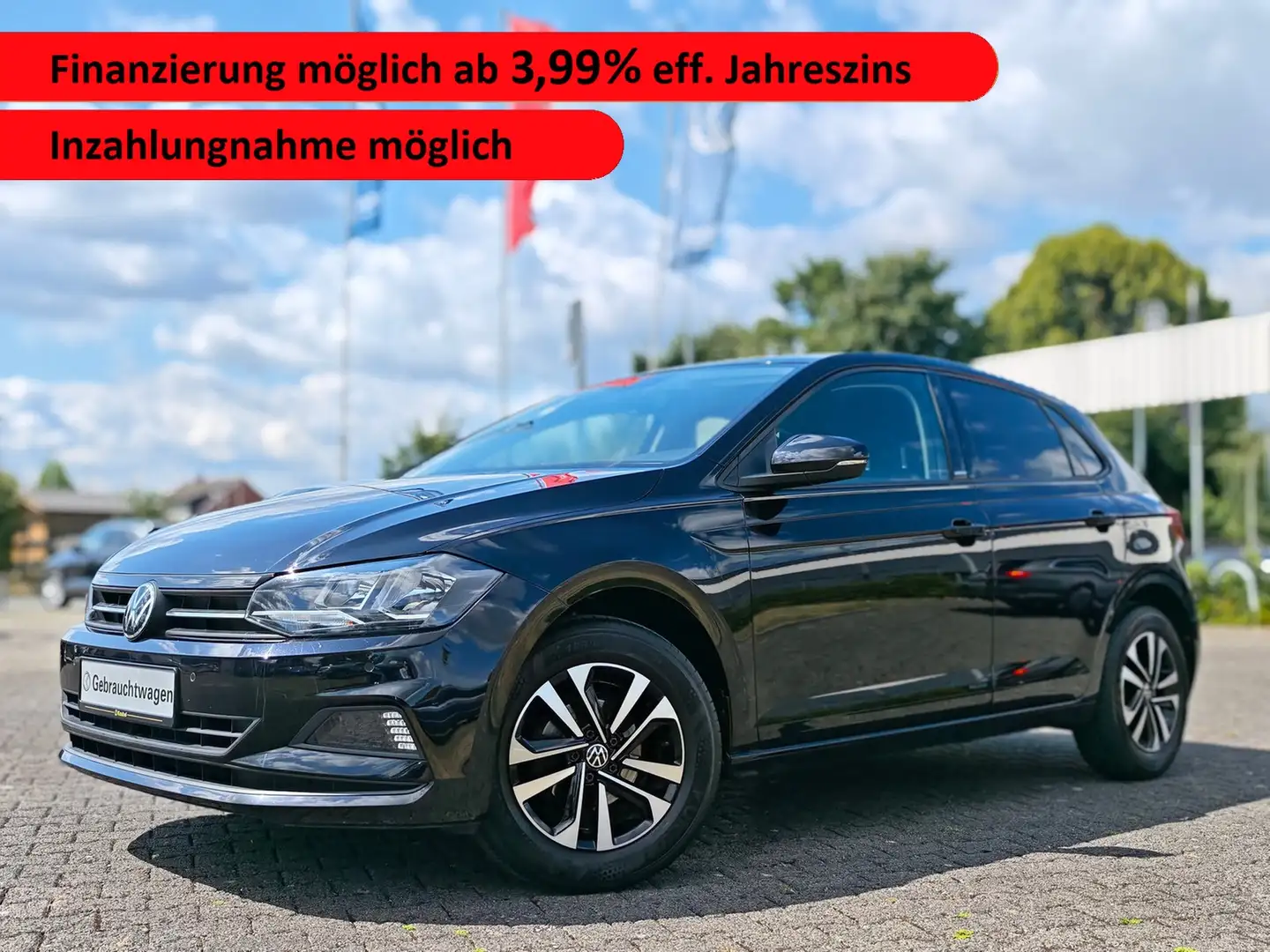Volkswagen Polo UNITED 1.0 TSI Clima*PDC*SHZ*AppConnect* Negro - 1