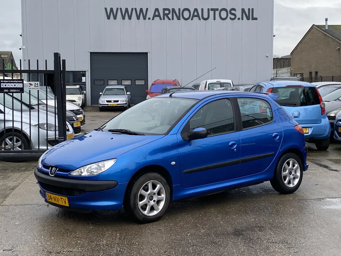 Peugeot 206 1.4 X-line 5-DEURS, APK TOT 03-12-26, STUURBEKRACH Blauw - 1
