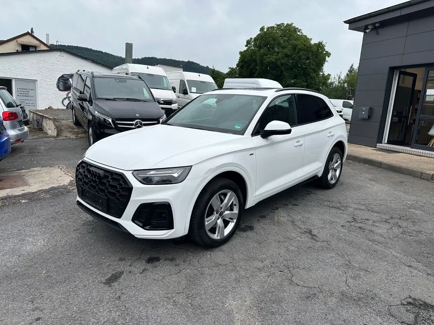 Audi Q5 40 TDI  quattro S line Pano|ACC|VC+|Kam|HUD Blanco - 2