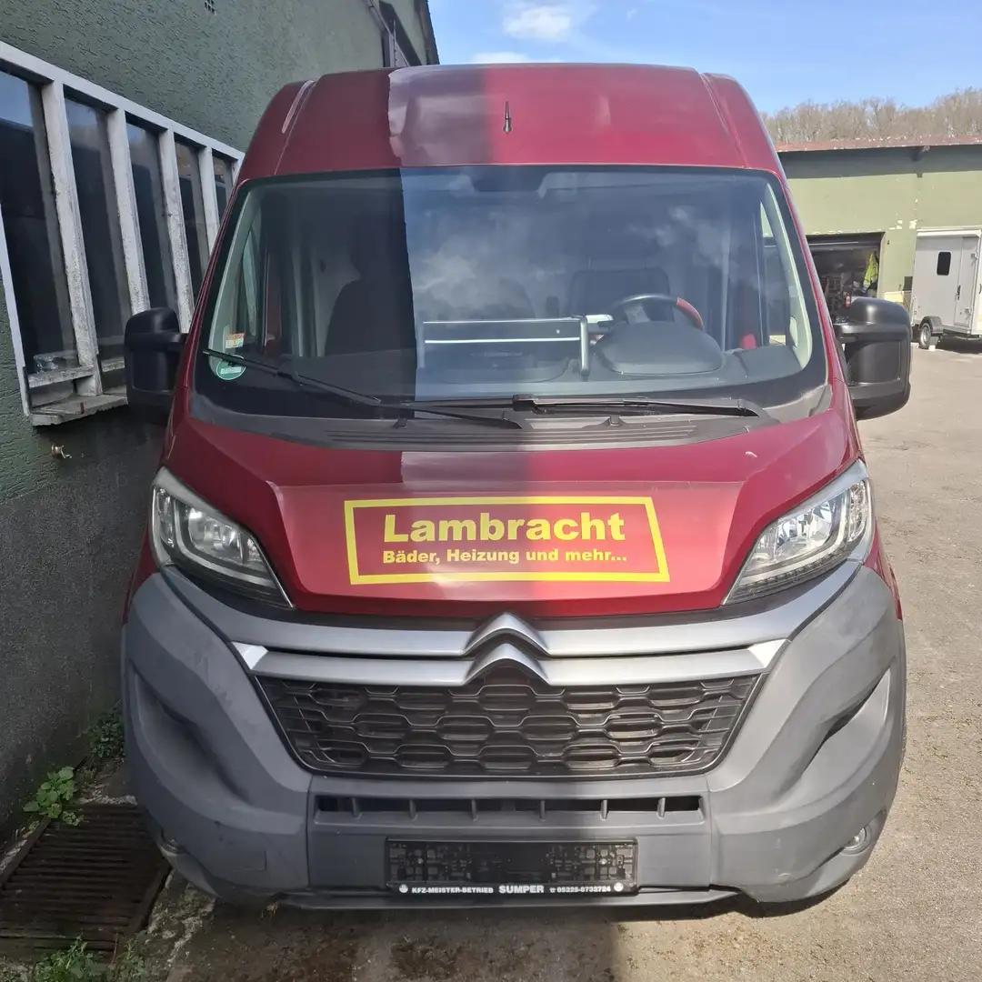 Citroen Jumper Jumper 35 BlueHDi 35 L3H2 Heavy Snoeks Profi Rot - 1