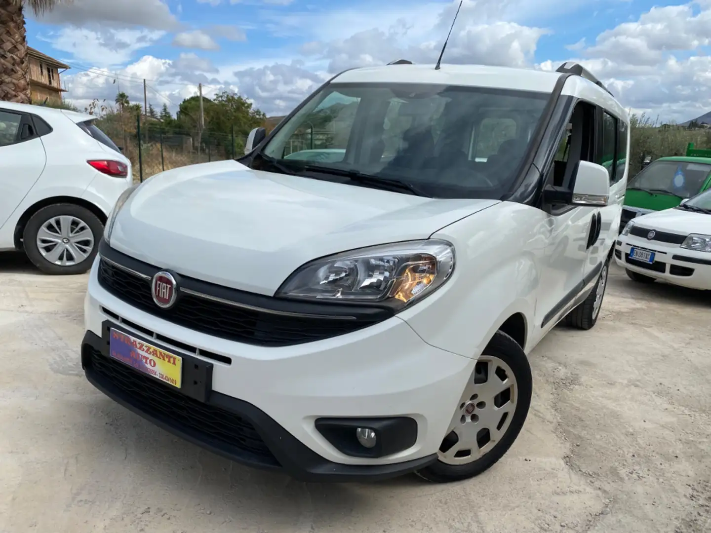 Fiat Doblo Doblò 1.6 MJT 16V 95CV Easy Weiß - 1