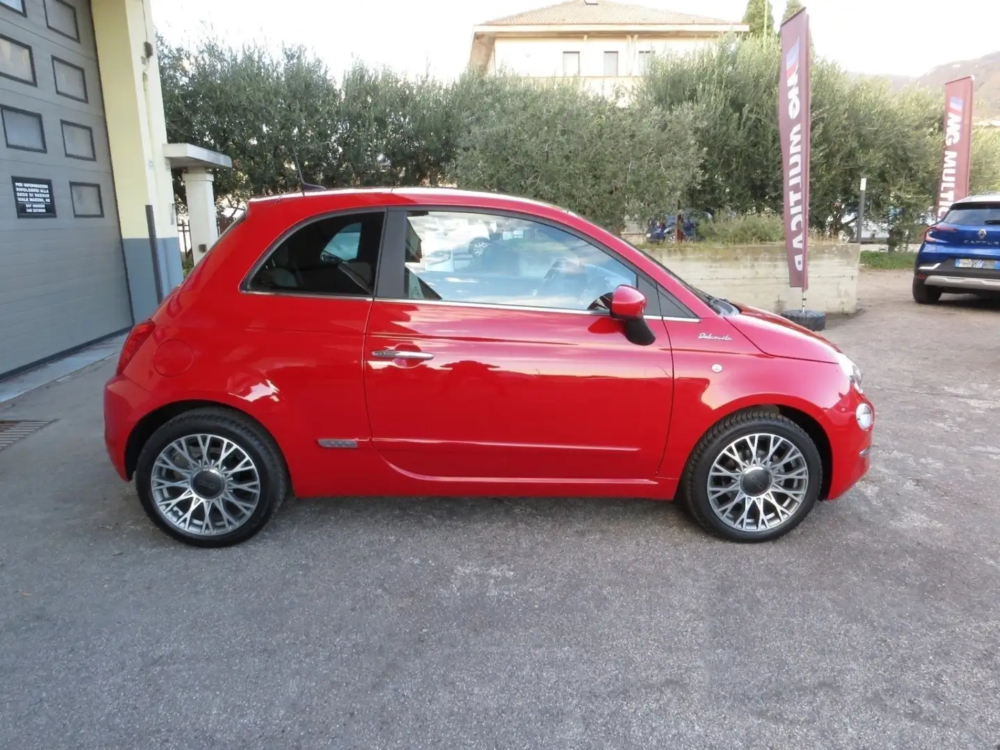 Fiat 500 1.0 hybrid Dolcevita 70cv. navi/cerchi16/clima aut Rosso - 2