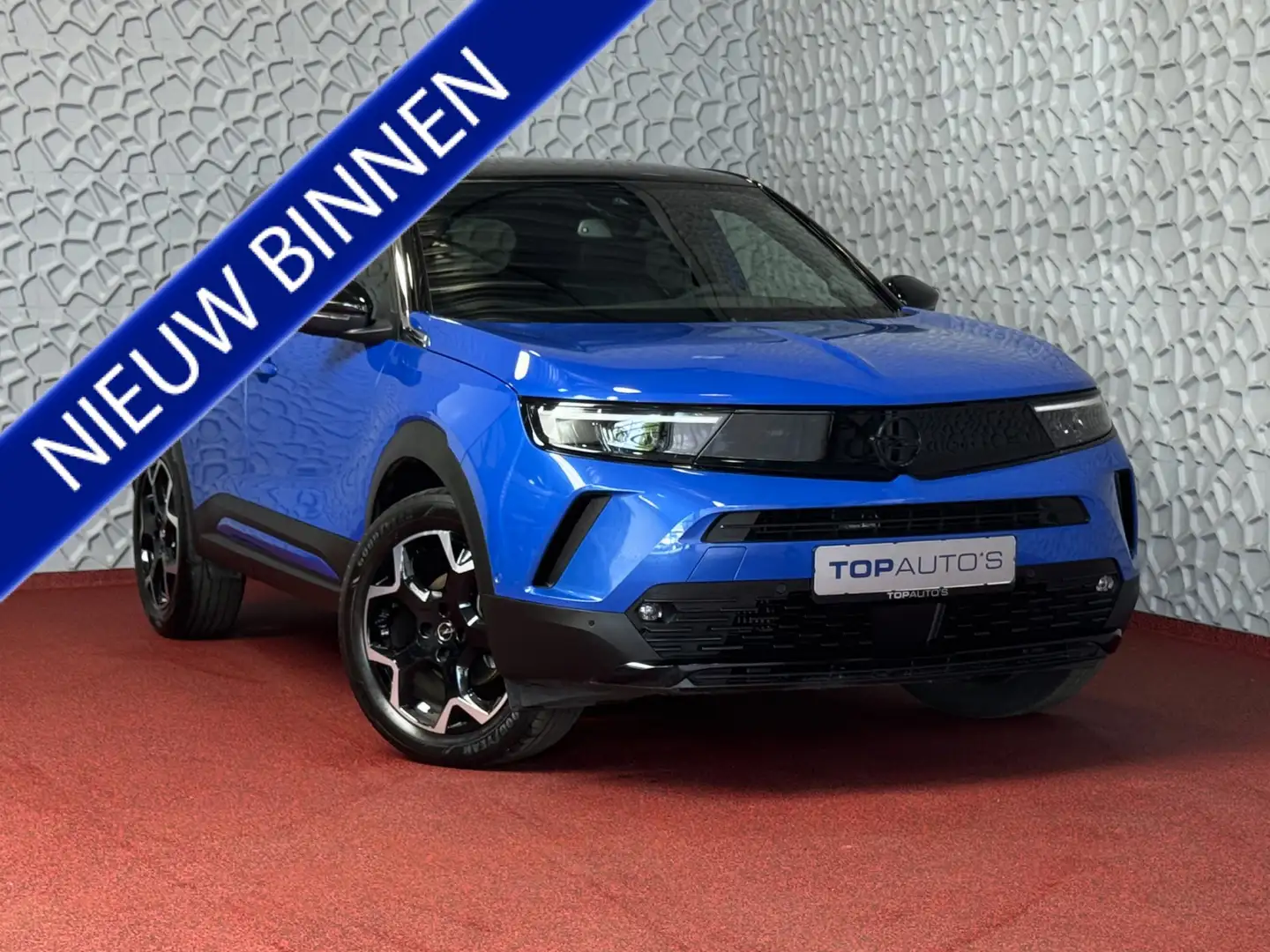 Opel Mokka 1.2 130PK TURBO ULTIMATE CARPLAY NAVI 360CAM MASSA Blauw - 1