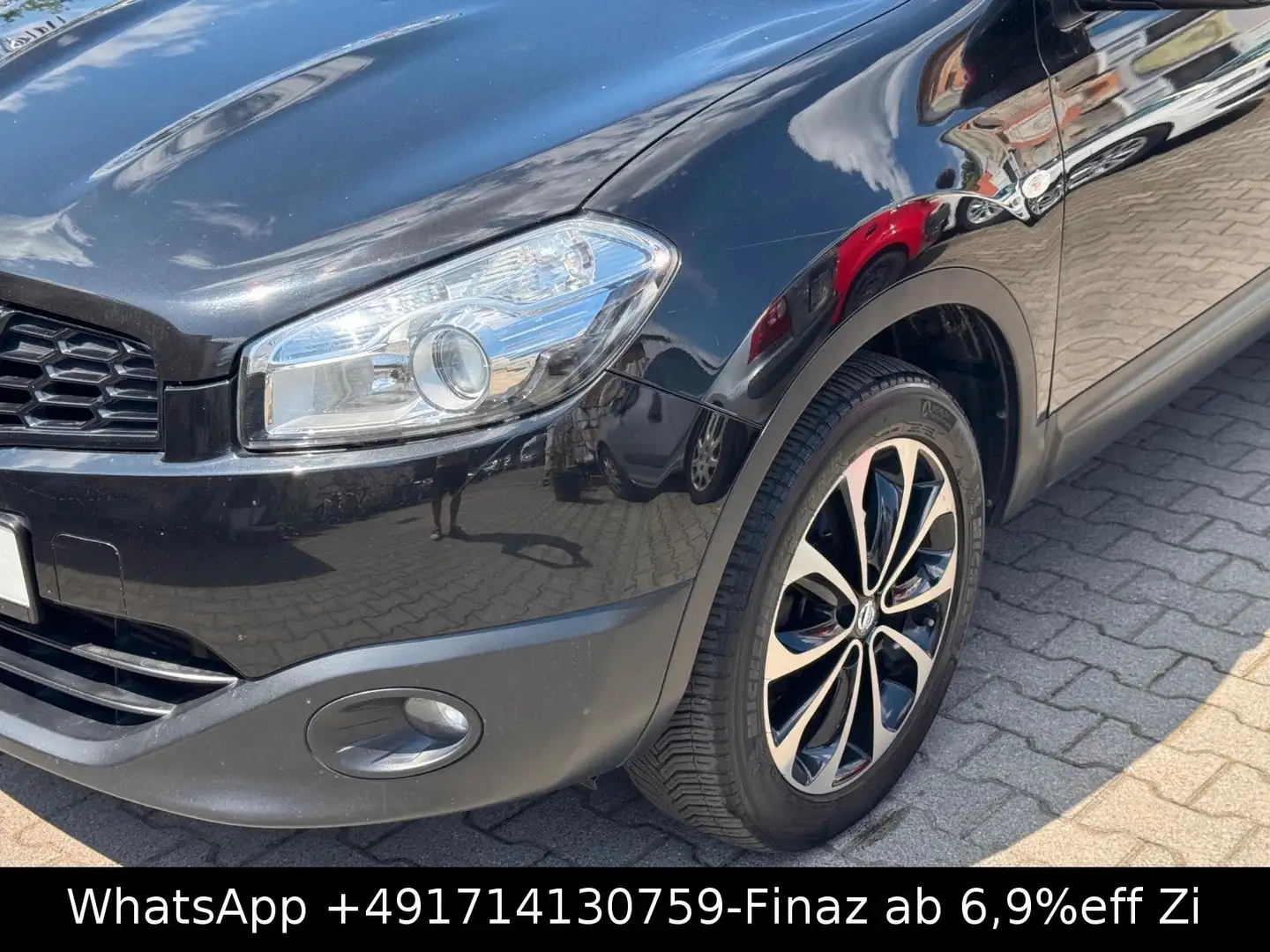Nissan Qashqai I-Way 4X4 KAM.-KLIMA-ALU.-ALLR.-PANORAMA Zwart - 2