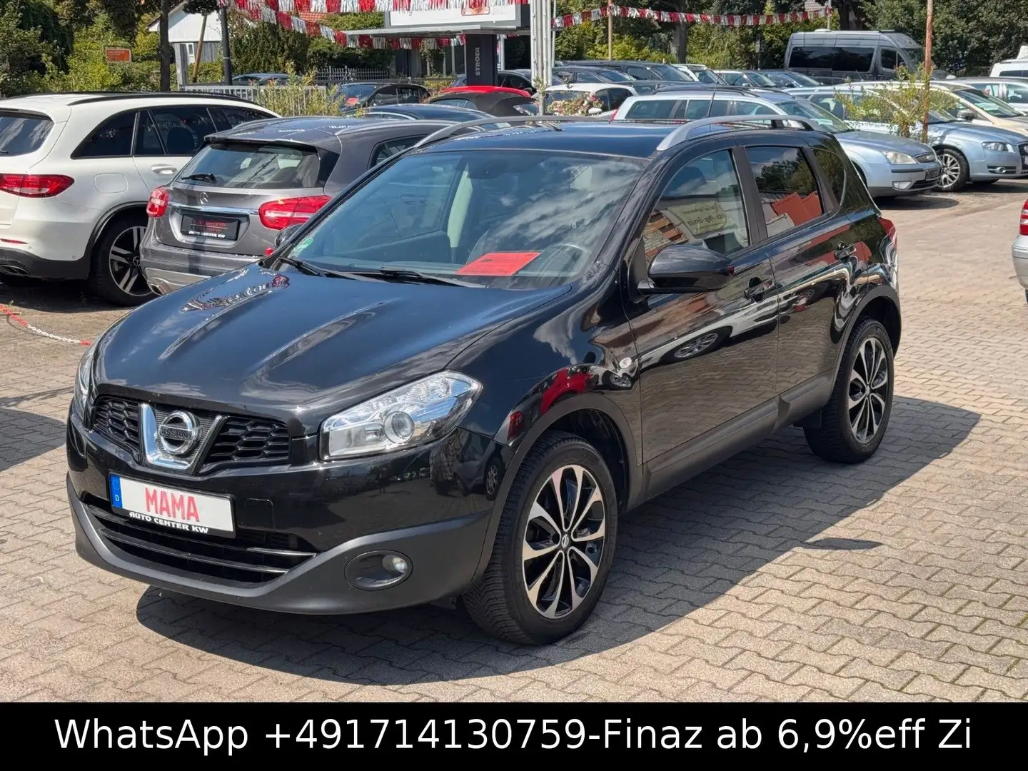 Nissan Qashqai I-Way 4X4 KAM.-KLIMA-ALU.-ALLR.-PANORAMA Zwart - 1