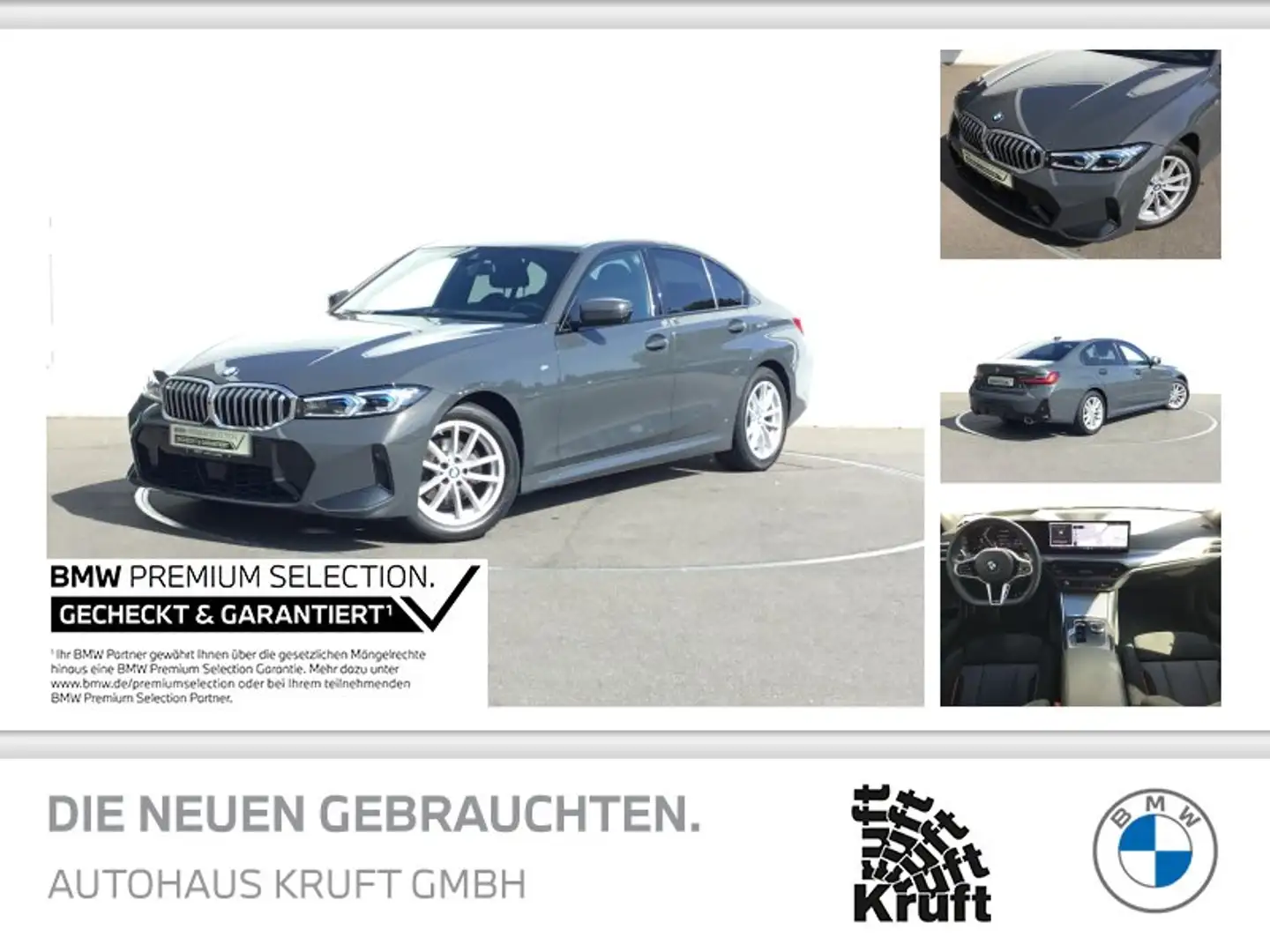 BMW 320 d FACELIFT+M SPORT+GSD+ACC+KAMERA+HIFI+LED Grau - 1