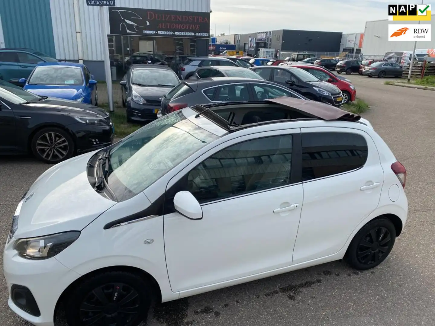 Peugeot 108 1.0 VTi Active Top Cabrio! Nap+Airco Wit - 1