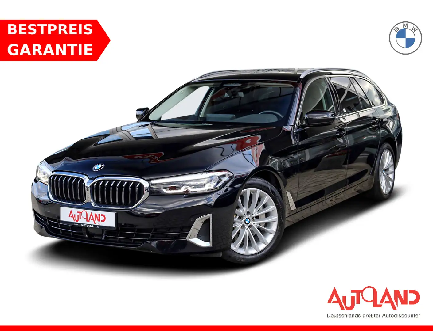 BMW 530 530e Touring Luxury Line Aut. LED Navi ACC Leder Schwarz - 1