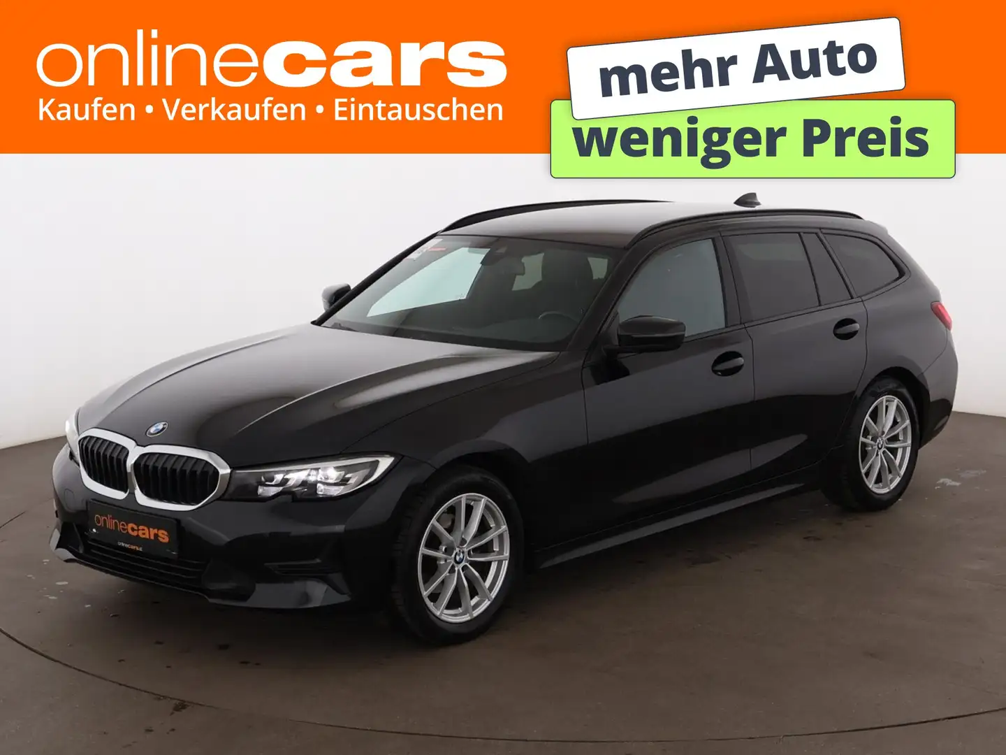 BMW 318 d Touring Advantage Aut LED LEDER NAVI ASSIST Schwarz - 1