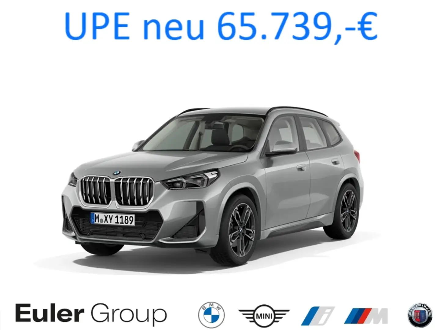 BMW X1 xDrive23d M Sport 19'' AHK Aktivsitz H/K Comf.Pak. Silber - 1