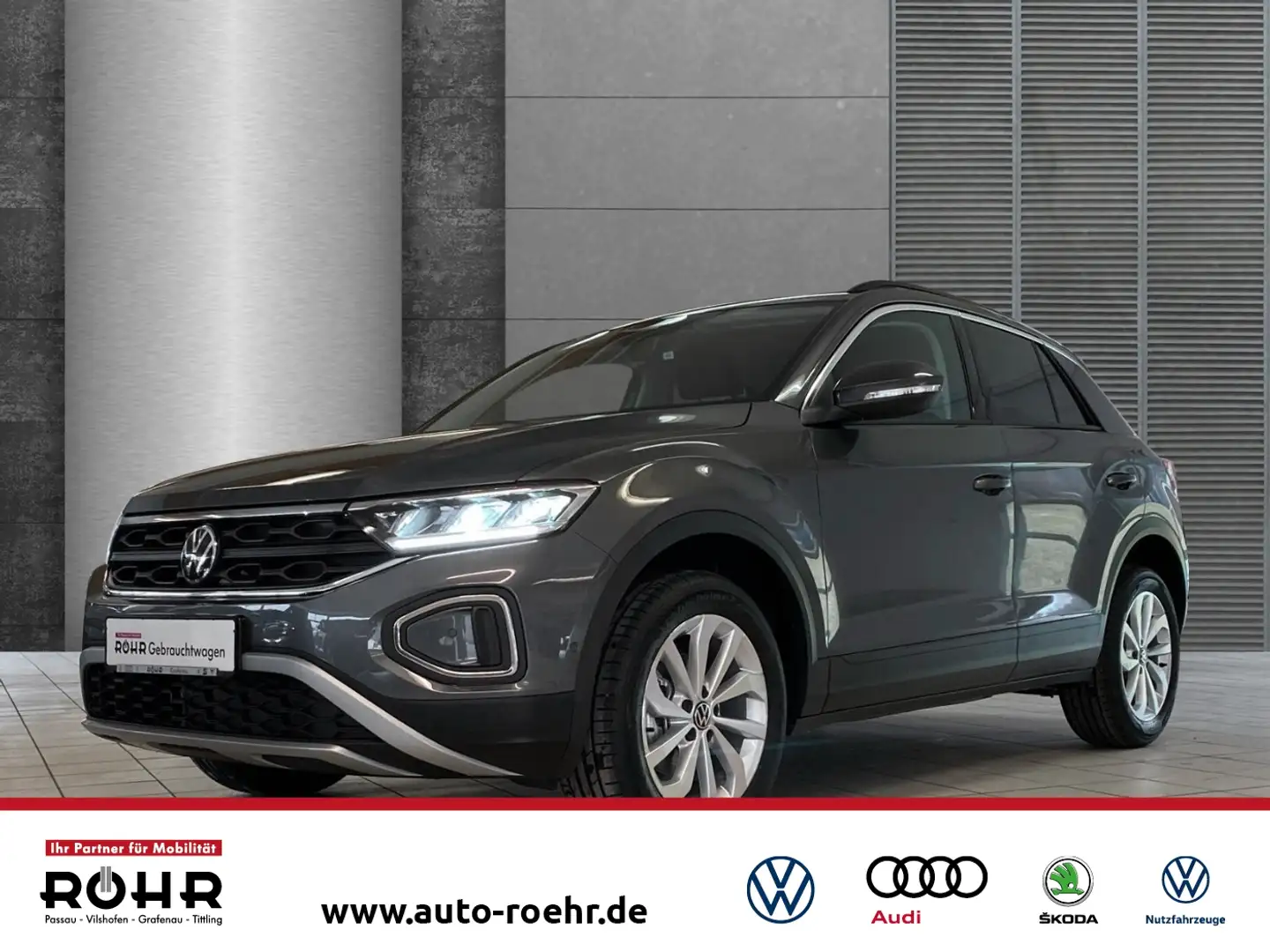 Volkswagen T-Roc Life People Edition (Garantie 10/2027.Kamera.SHZ.A Grau - 1