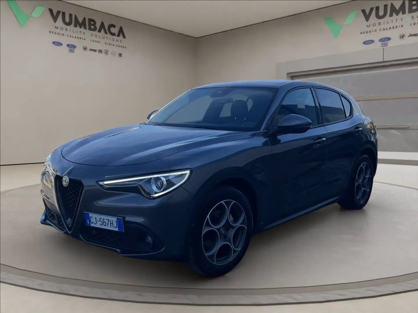 Alfa Romeo Stelvio 2.2 t Sprint Q4 190cv auto Gris - 1