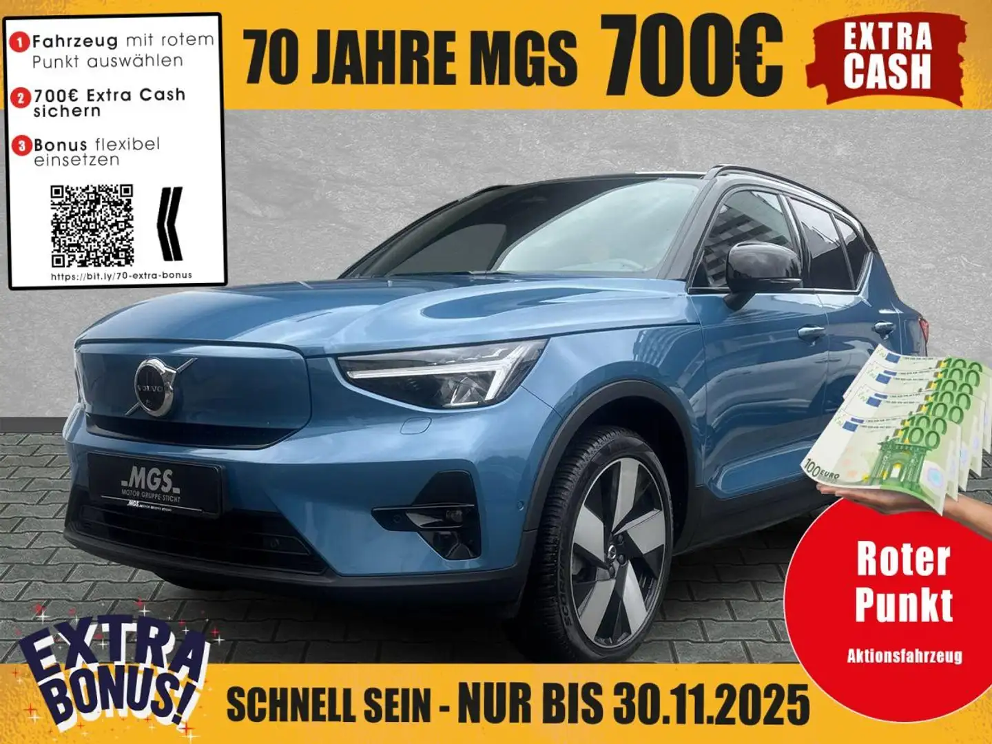Volvo XC40 Ultimate Recharge Pure Electric 2WD #AHK Blau - 1