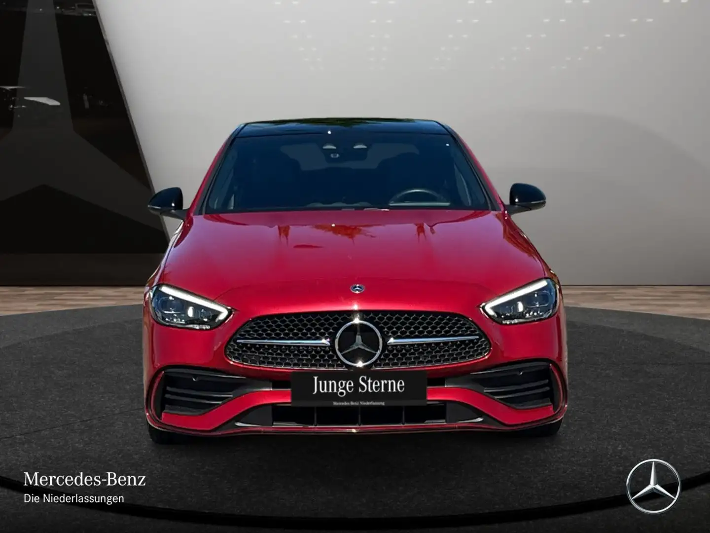 Mercedes-Benz C 200 AMG+NIGHT+PANO+360+BURMESTER+KEYLESS+9G Rot - 2