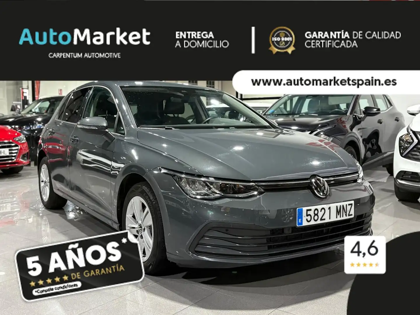 Volkswagen Golf Life 1.5 eTSI DSG Grijs - 2