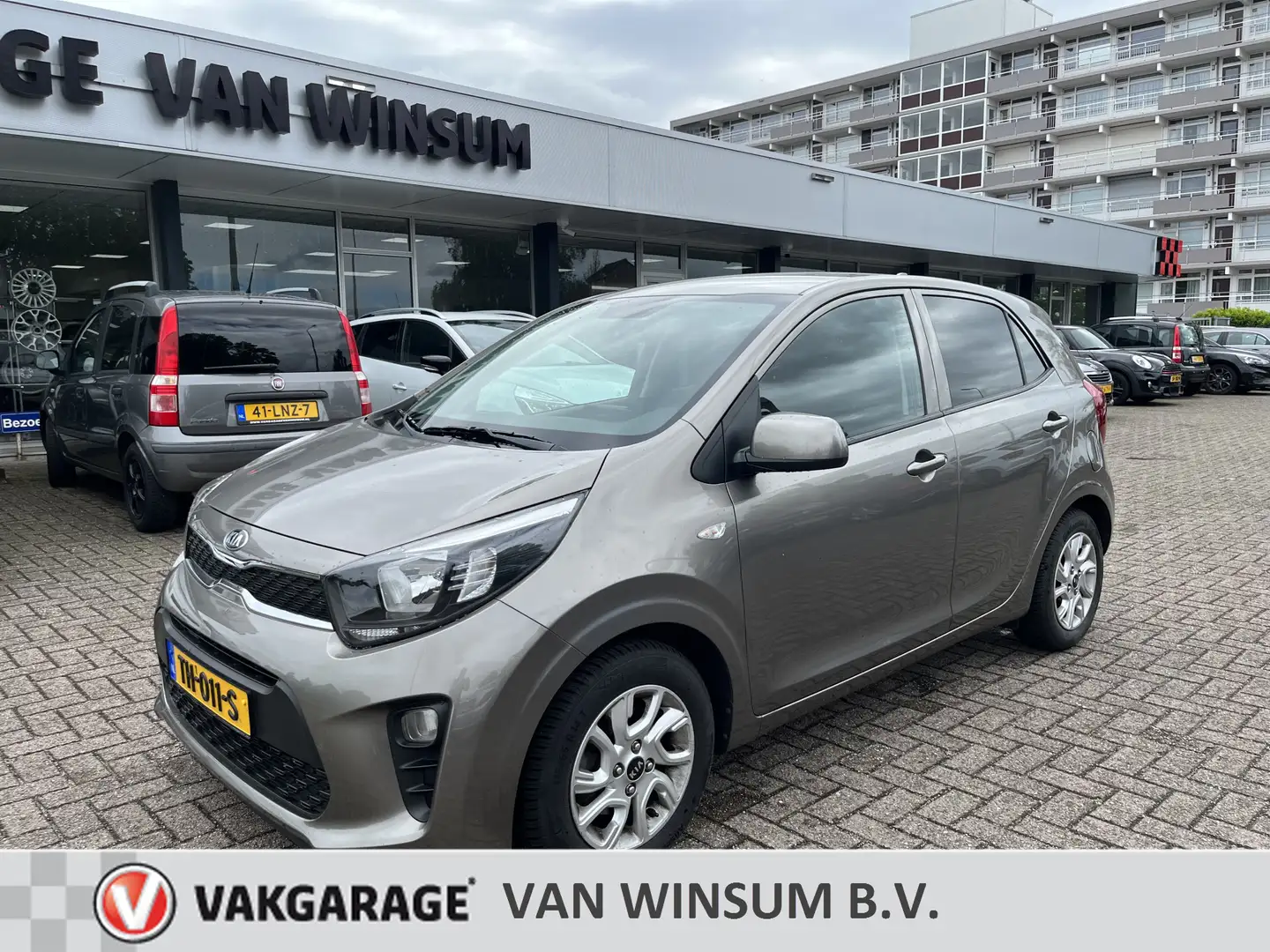 Kia Picanto 1.0 CVVT ComfortPlusLine Navigator Lmv Navi Acamer Gris - 1