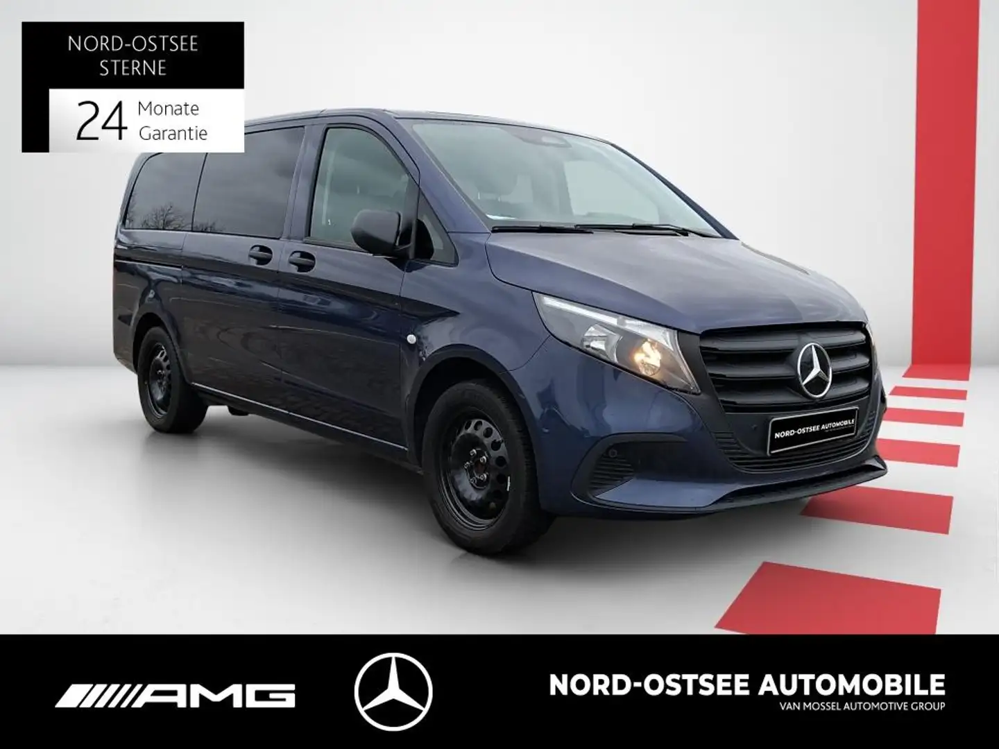 Mercedes-Benz Vito 116 TOURER NEUES MODELL AHK 2,5t KAM MBUX Bleu - 2