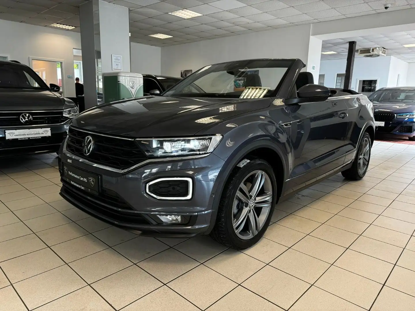 Volkswagen T-Roc Cabriolet R-Line LED/AHK/Kamera/ACC/ Gris - 1