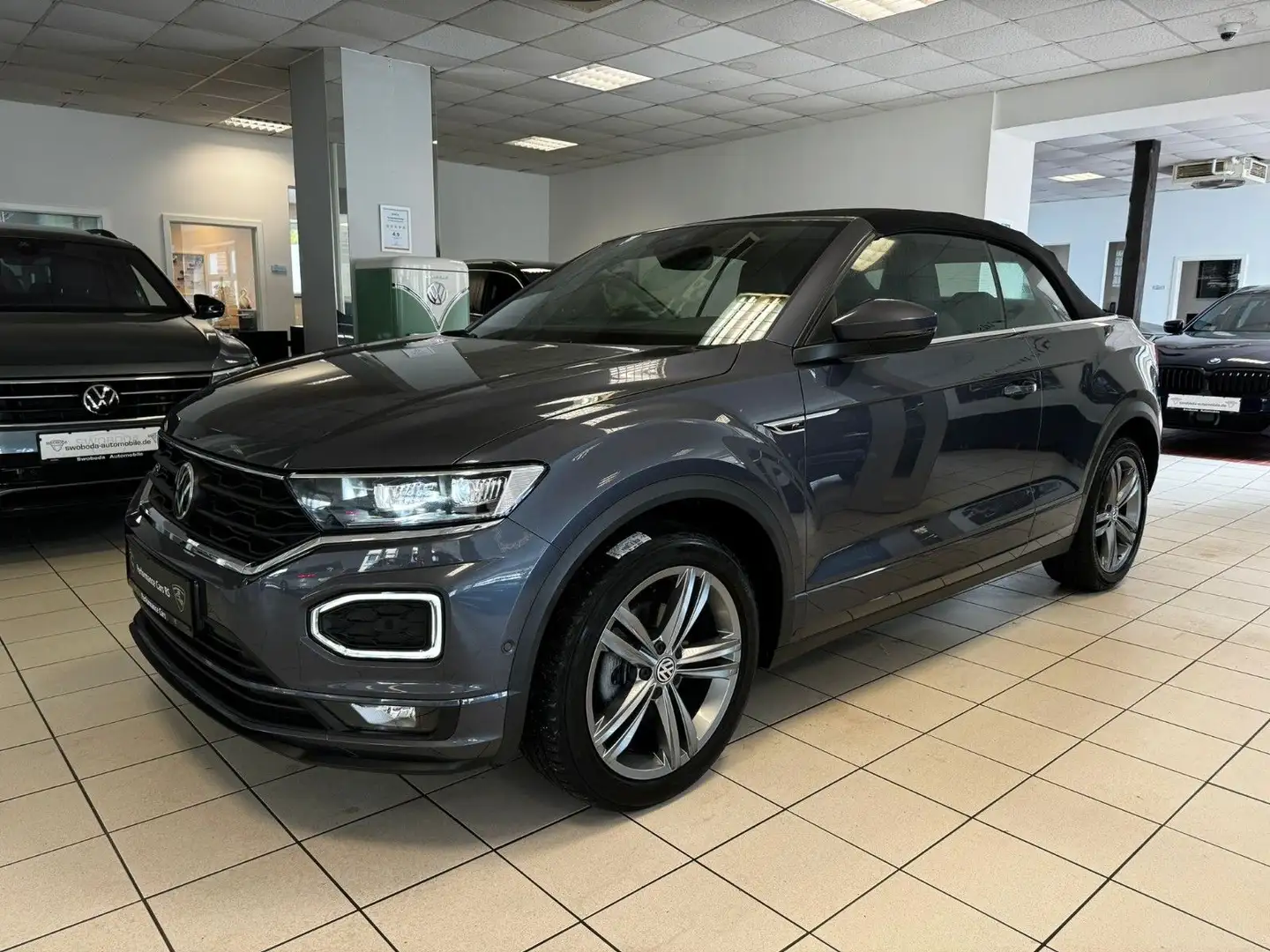 Volkswagen T-Roc Cabriolet R-Line LED/AHK/Kamera/ACC/ Gris - 2