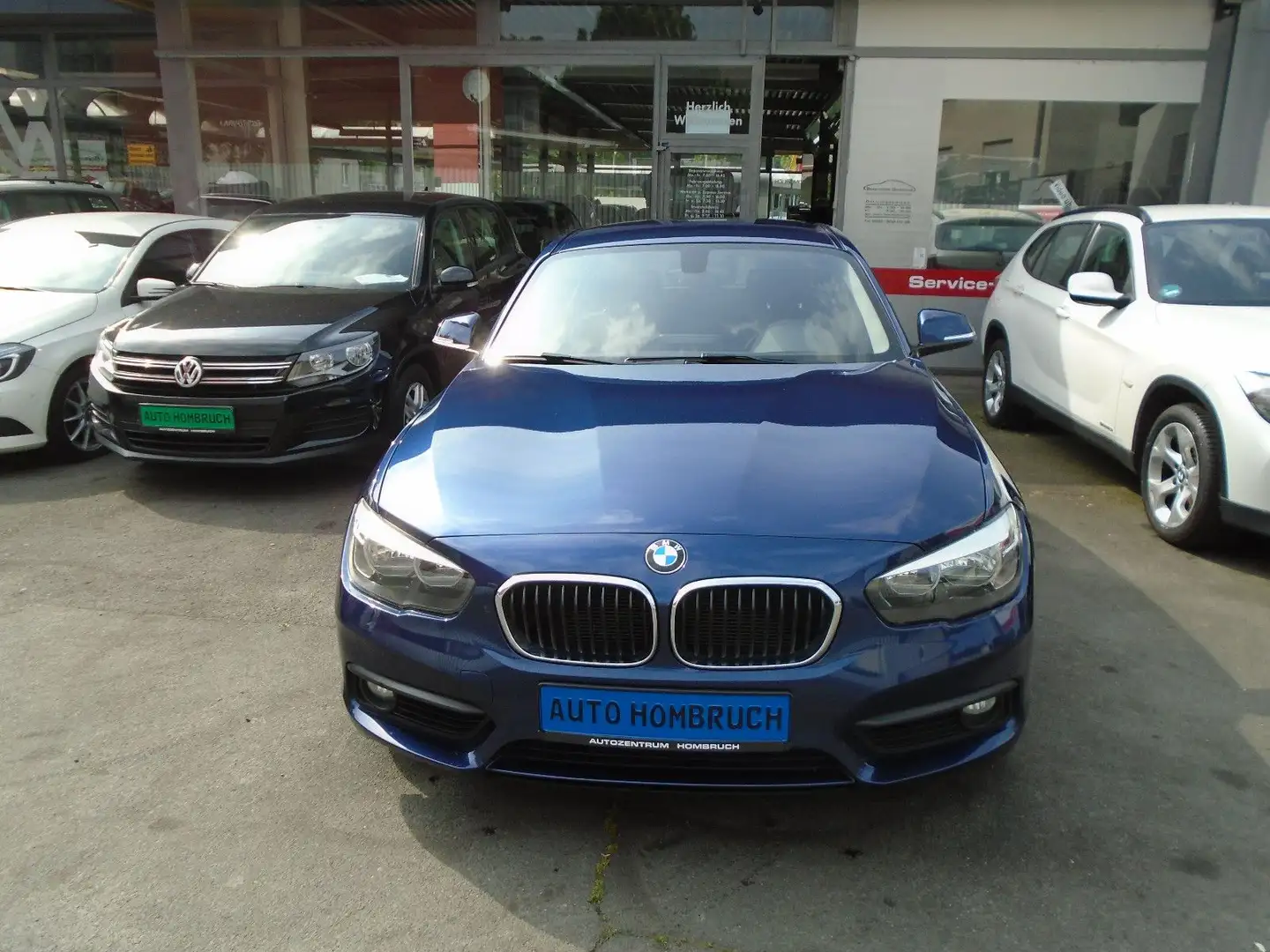 BMW 118 i Advantage Automatik Navi Bleu - 2