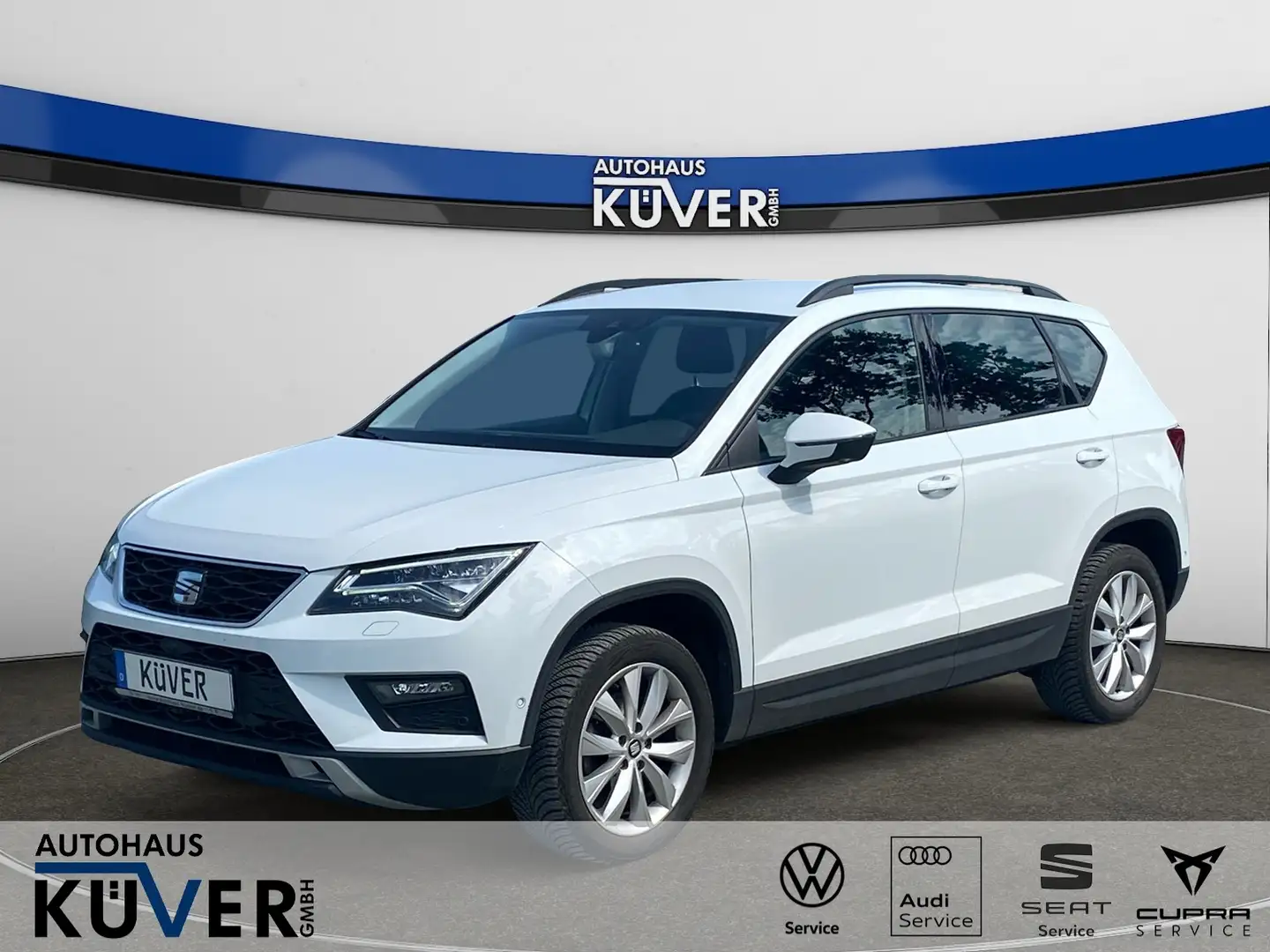 SEAT Ateca Style 1,5 TSI DSG Navi+ACC+AHK+Shzg.+LED Weiß - 1