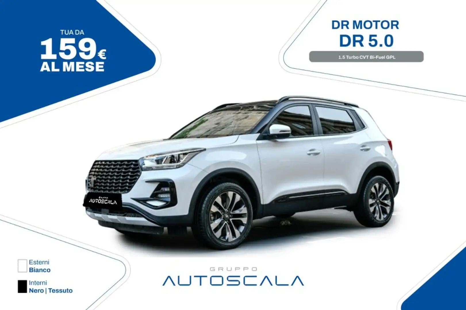 DR Automobiles DR5.0 1.5 Turbo CVT Bi-Fuel GPL Weiß - 1