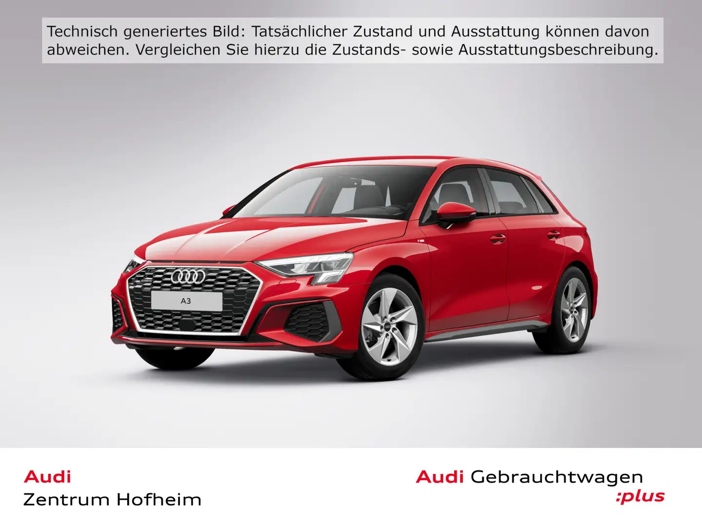 Audi A3 S line 40 TFSI quattro S tronic*KAM Rot - 1