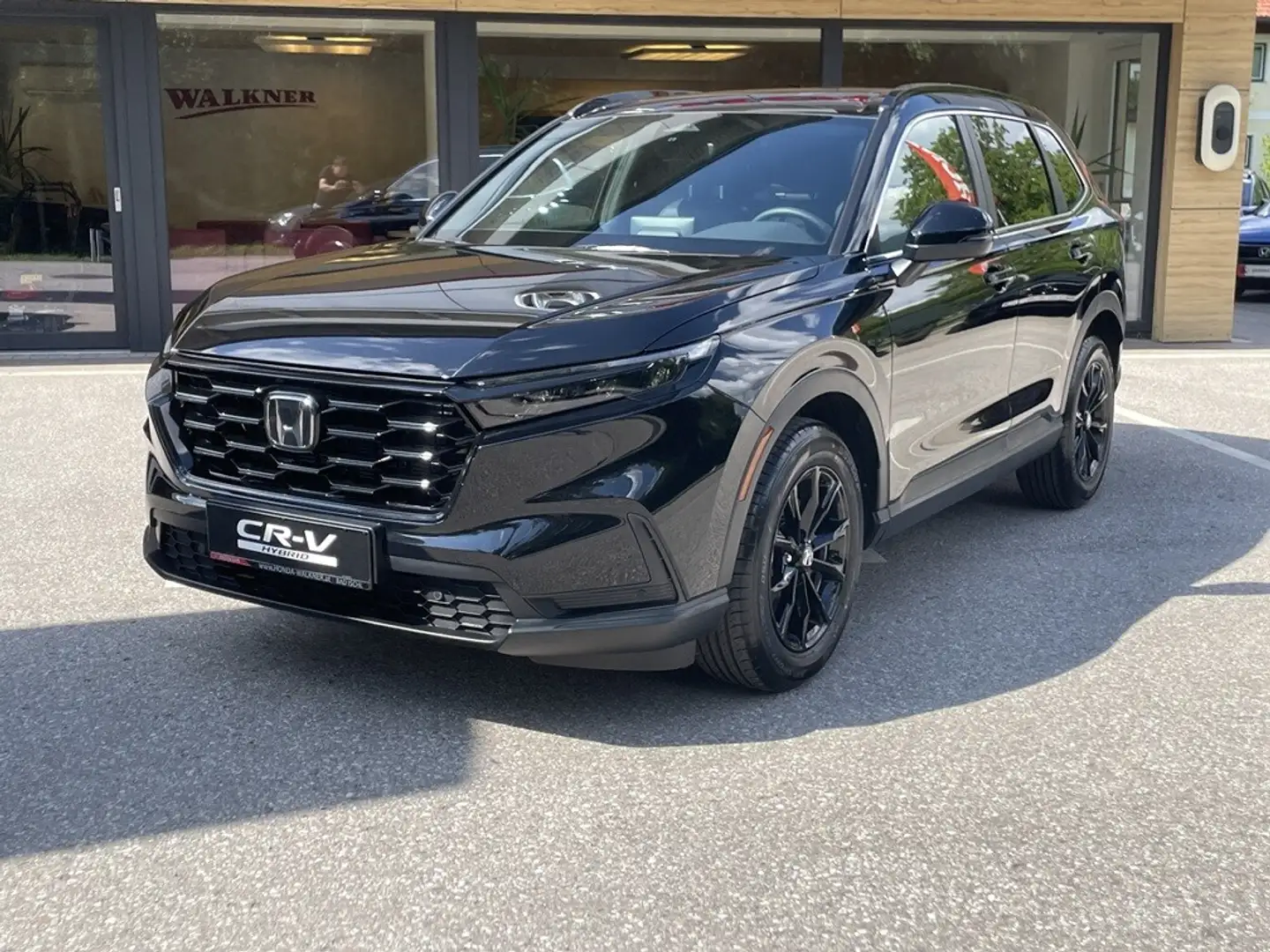 Honda CR-V 2,0 i-MMD e:HEV Elegance AWD Aut. Schwarz - 1