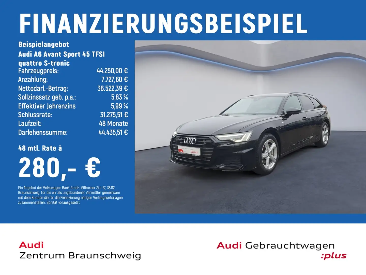 Audi A6 Avant Sport 45 TFSI quattro S-tronic MATRIX-LED... Noir - 2