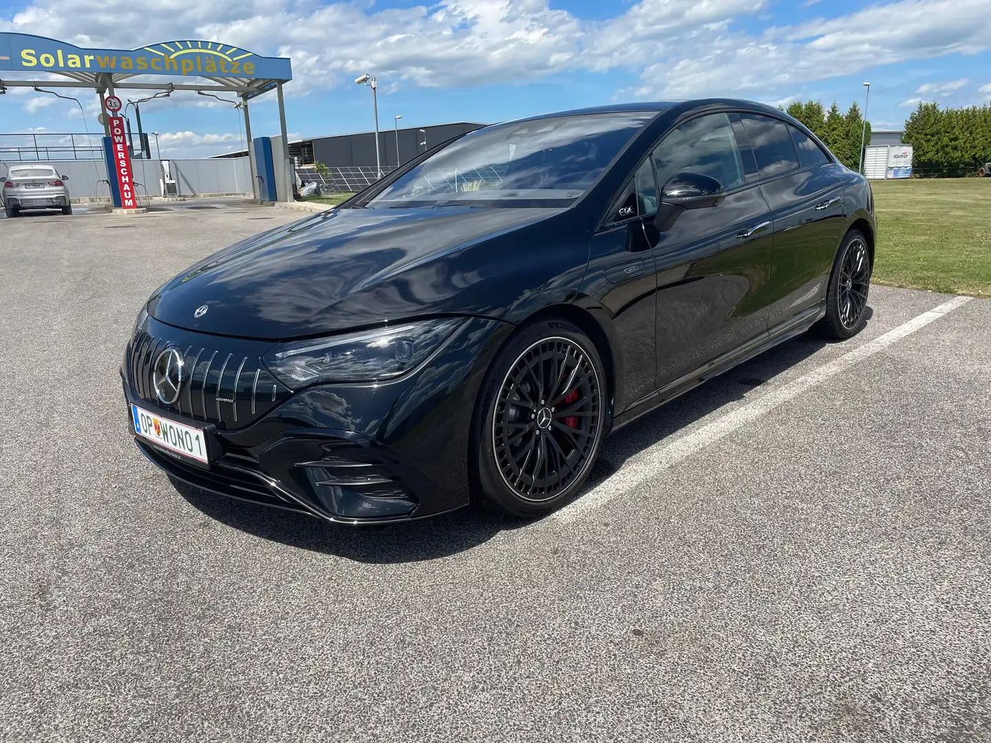 Mercedes-Benz EQE 43 4matic/Vollleder/Massage/Dach/PremiumPlus/ Negro - 1
