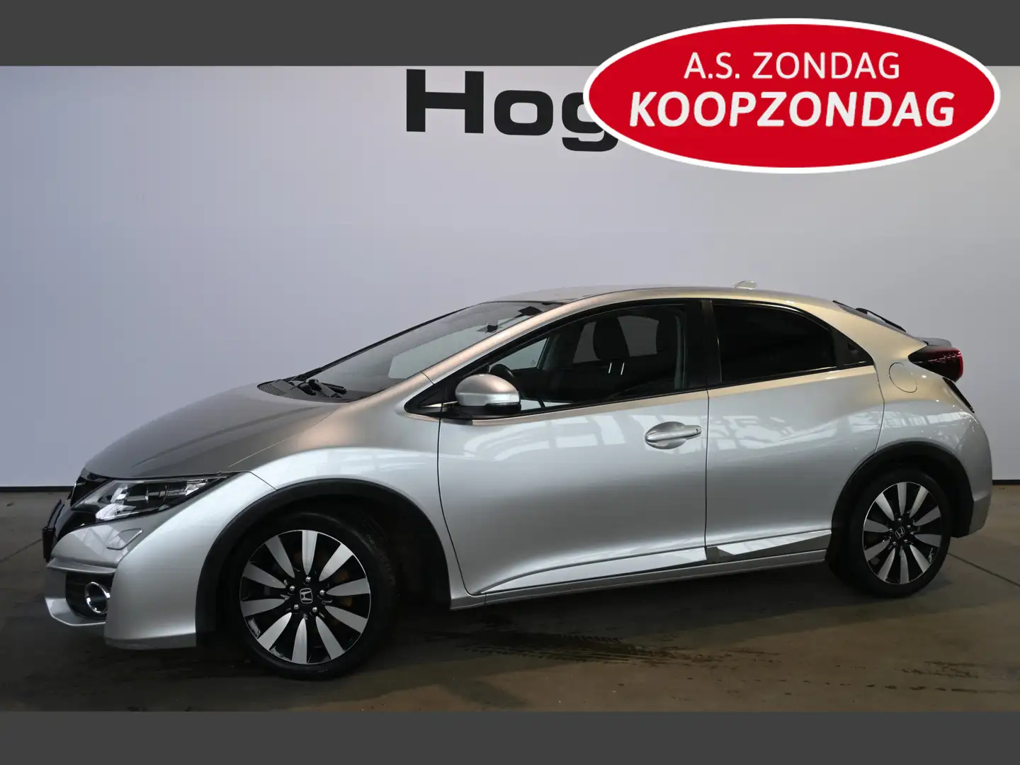 Honda Civic 1.4 Elegance Clima Navigatie Stoelverwarming Goed Gris - 1
