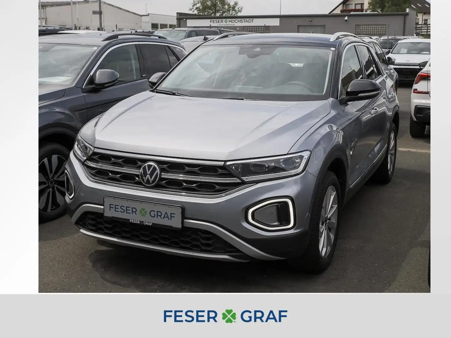 Volkswagen T-Roc Style 1.5TSI DSG Navi AHK LED SiHz Silber - 1