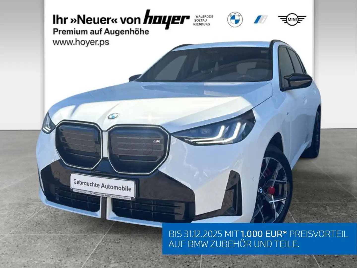 BMW X3 M 50 xDrive Sportpaket HK HiFi DAB LED RFK Weiß - 1