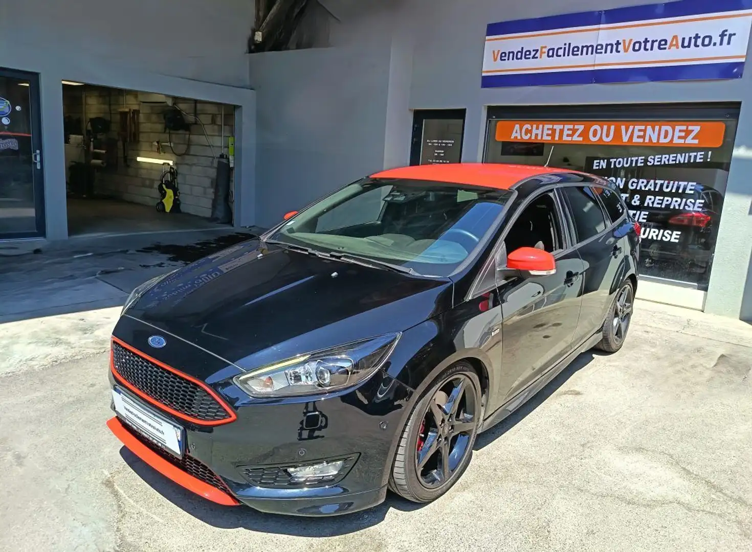 Ford Focus 2L ECOBOOST, ST LINE, 182cv, BVA Noir - 1