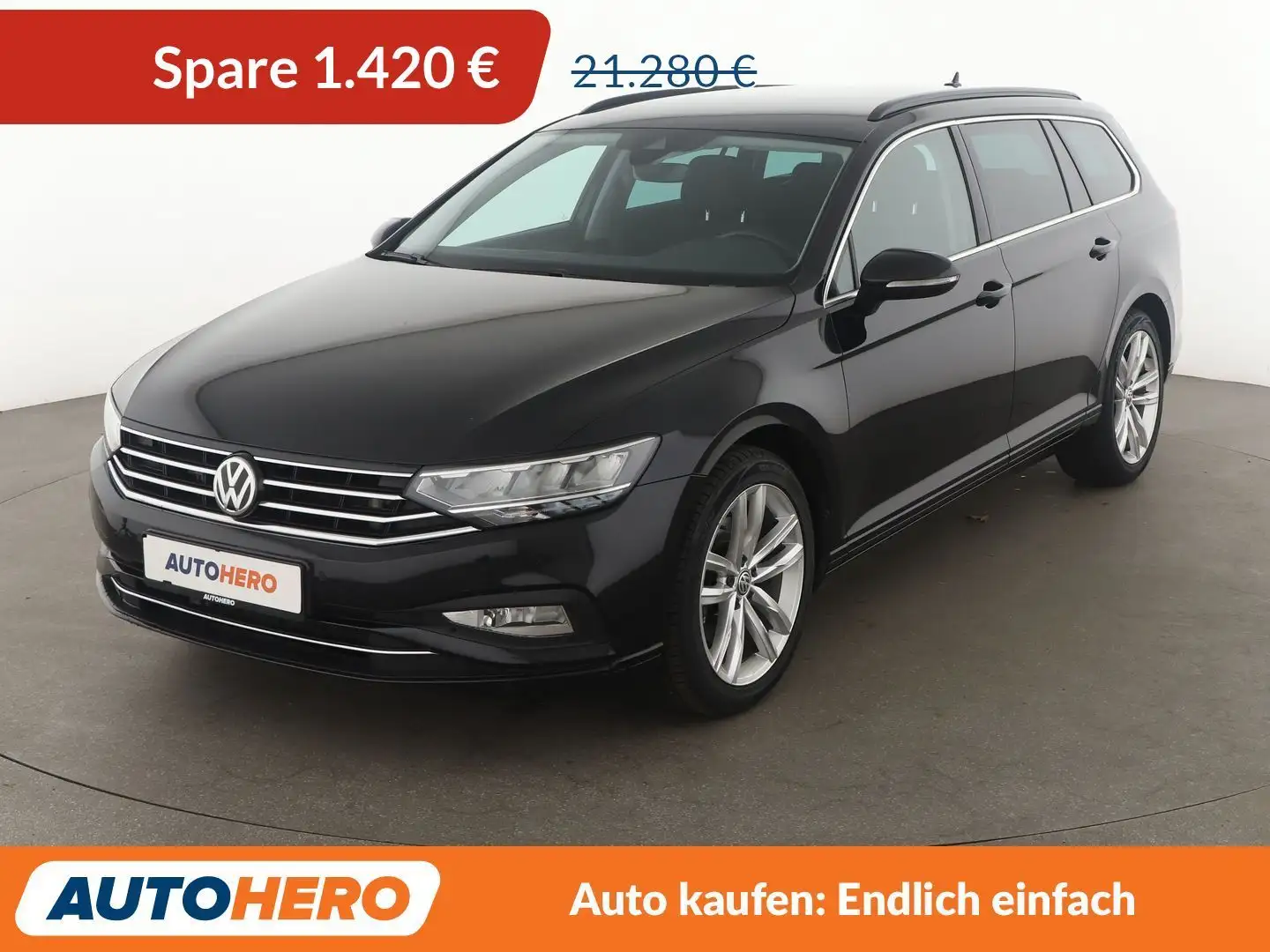 Volkswagen Passat 2.0 TSI Business Aut.*NAVI*ACC*SHZ* Schwarz - 1