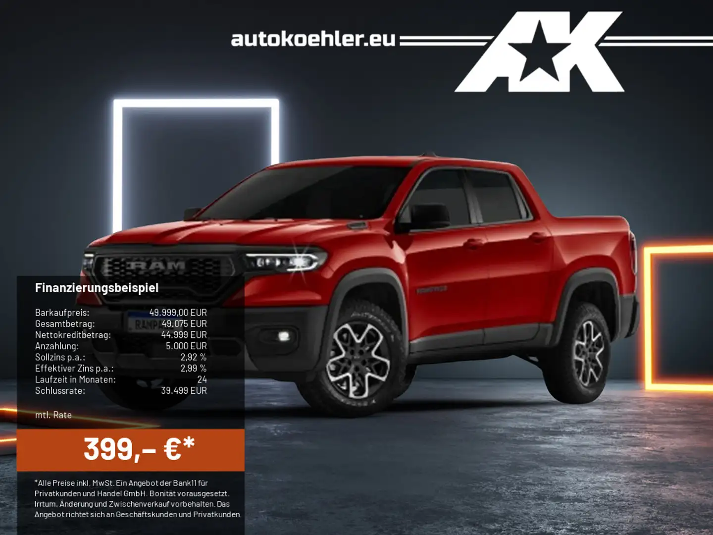 Dodge RAM page Rebel 2,2 l, H&K, 10,3 Zoll Display Schwarz - 1