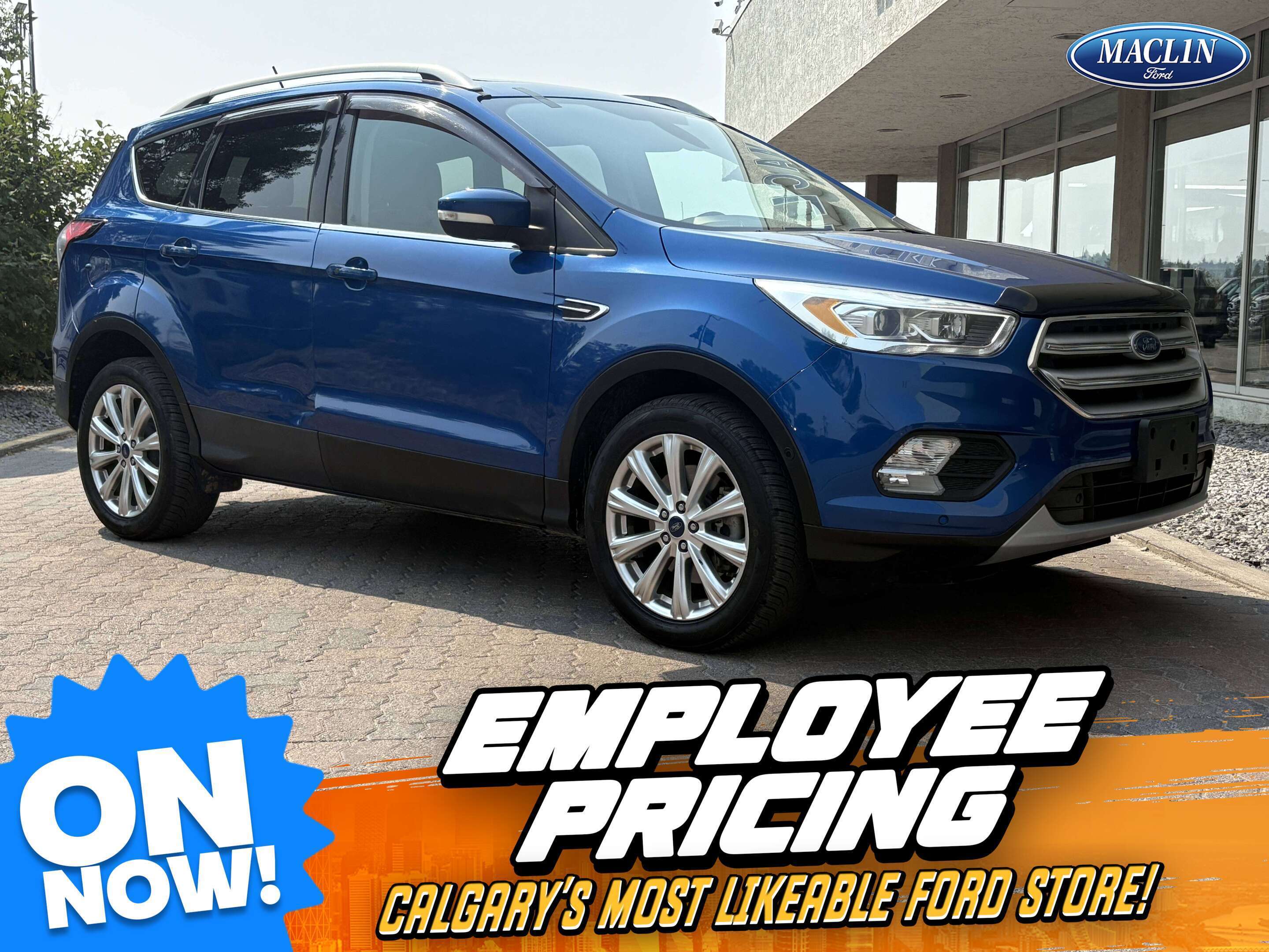 Blue 2018 Ford Escape SUV / Crossover All-Wheel Drive 6-Speed Automatic