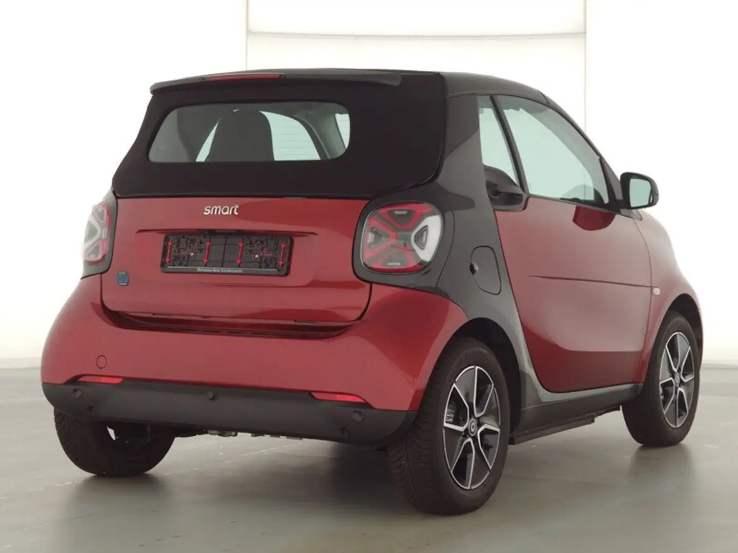 smart forTwo fortwo EQ cabrio passion *Exclusive*Kamera*22 kW Red - 2