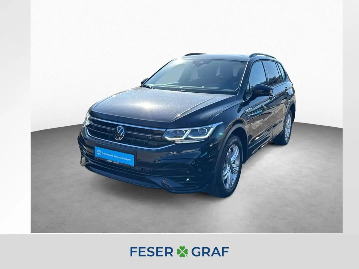 Volkswagen Tiguan Allspace 2.0 TDI DSG 4M R-LINE PANO LED-MATRIX ACC Schwarz - 1