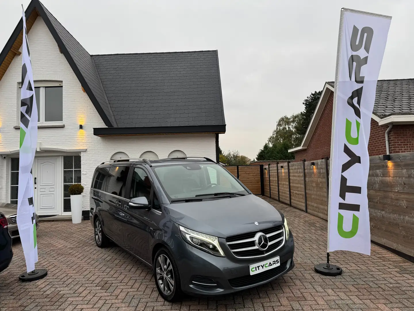 Mercedes-Benz V 250 d 7G-TR. AUTOM-AVANTGARDE-7 PLAATSEN-NAPPA-EU6b!! Grijs - 1