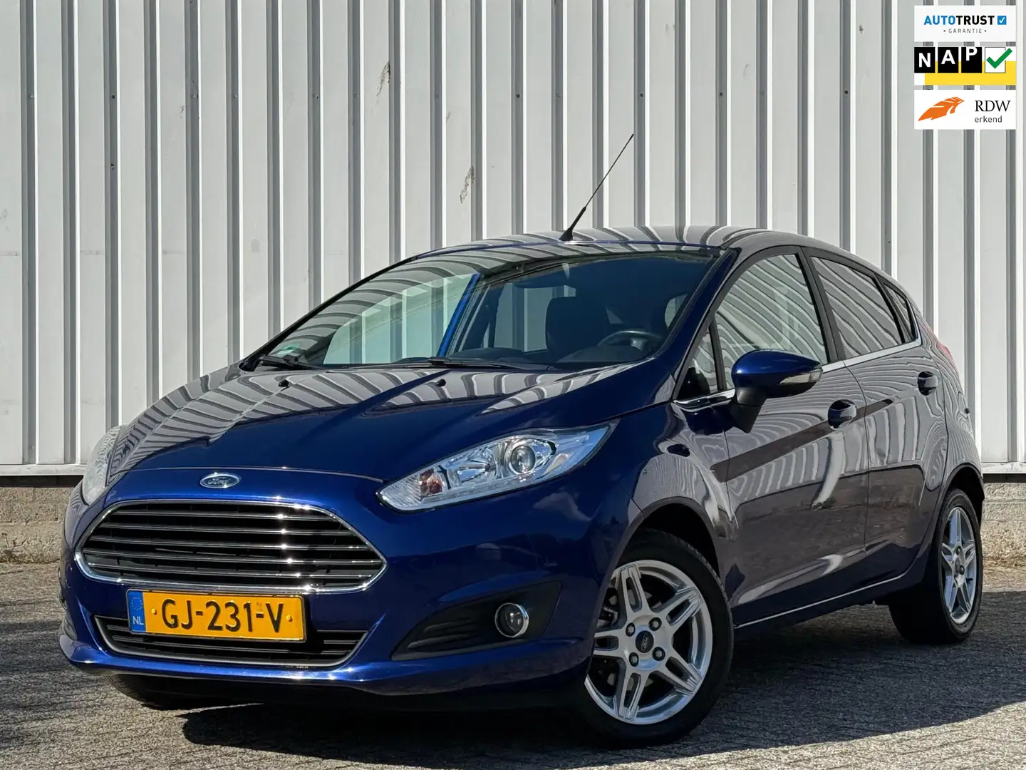 Ford Fiesta 1.0 EcoBoost Titanium(100PK)2e Eigenaar,Climate,Na Blau - 1