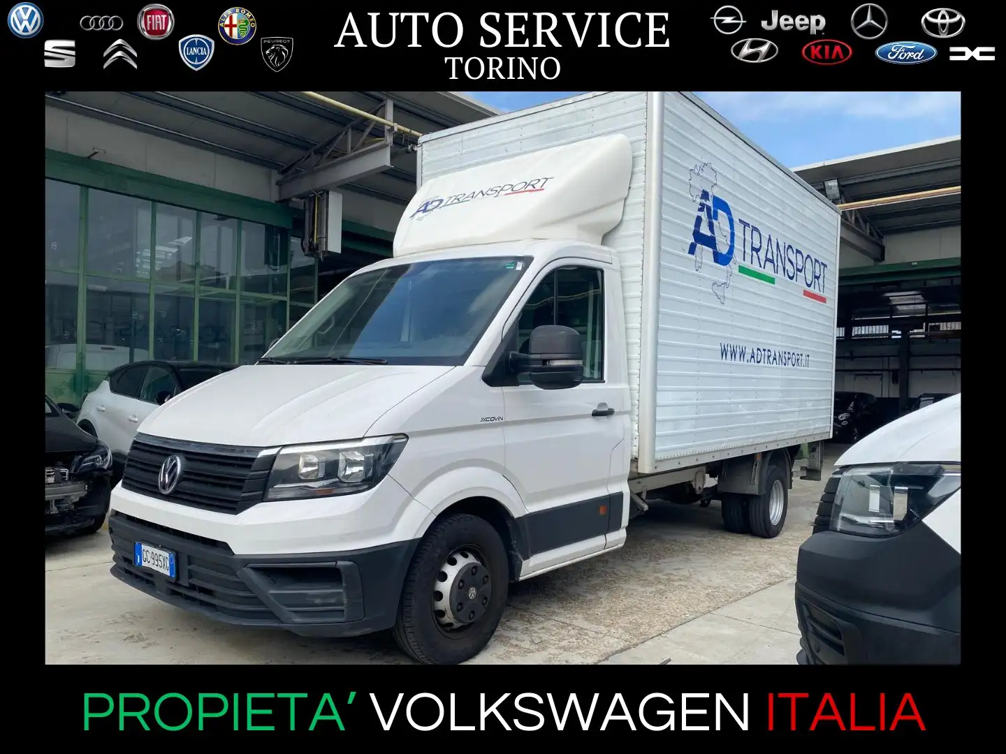 Volkswagen Crafter Crafter 2.0 177 cv GEMELLATO CON SPONDA IDRAULICA Bianco - 1