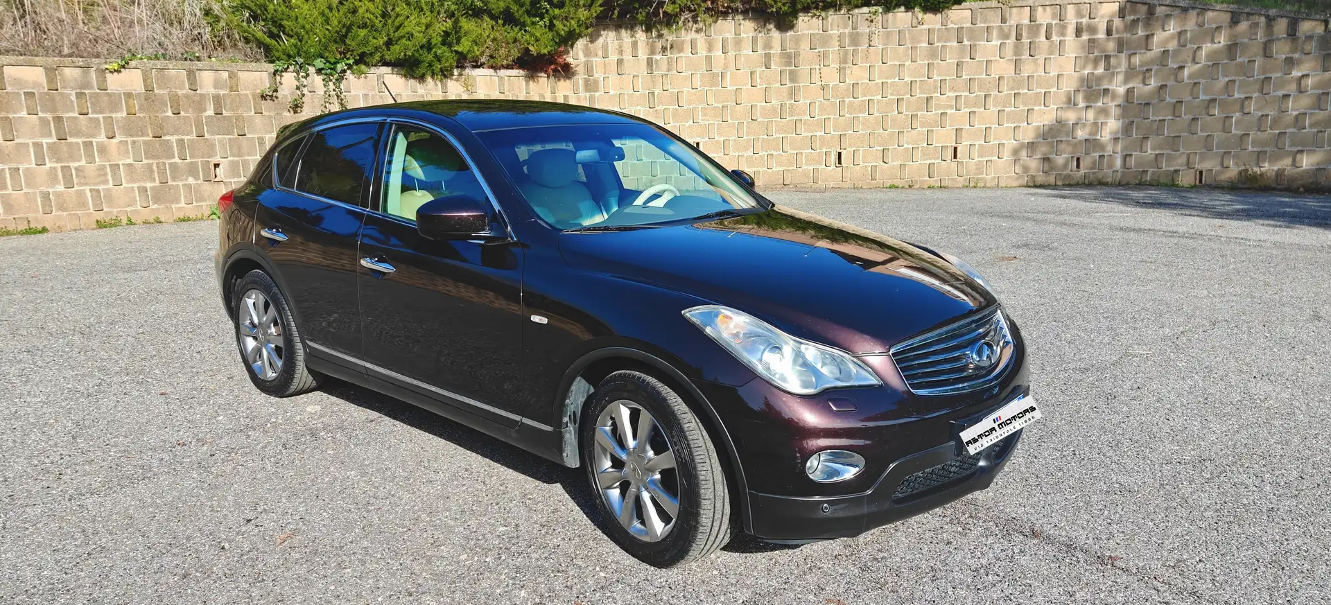 Infiniti EX37 EX 3.7 V6 awd Autom. 320cv Pelle Navi km 150000 Schwarz - 2