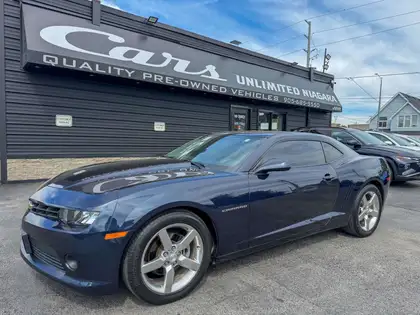 Blue 2015 Chevrolet Camaro Coupe Rear-Wheel Drive Automatic
