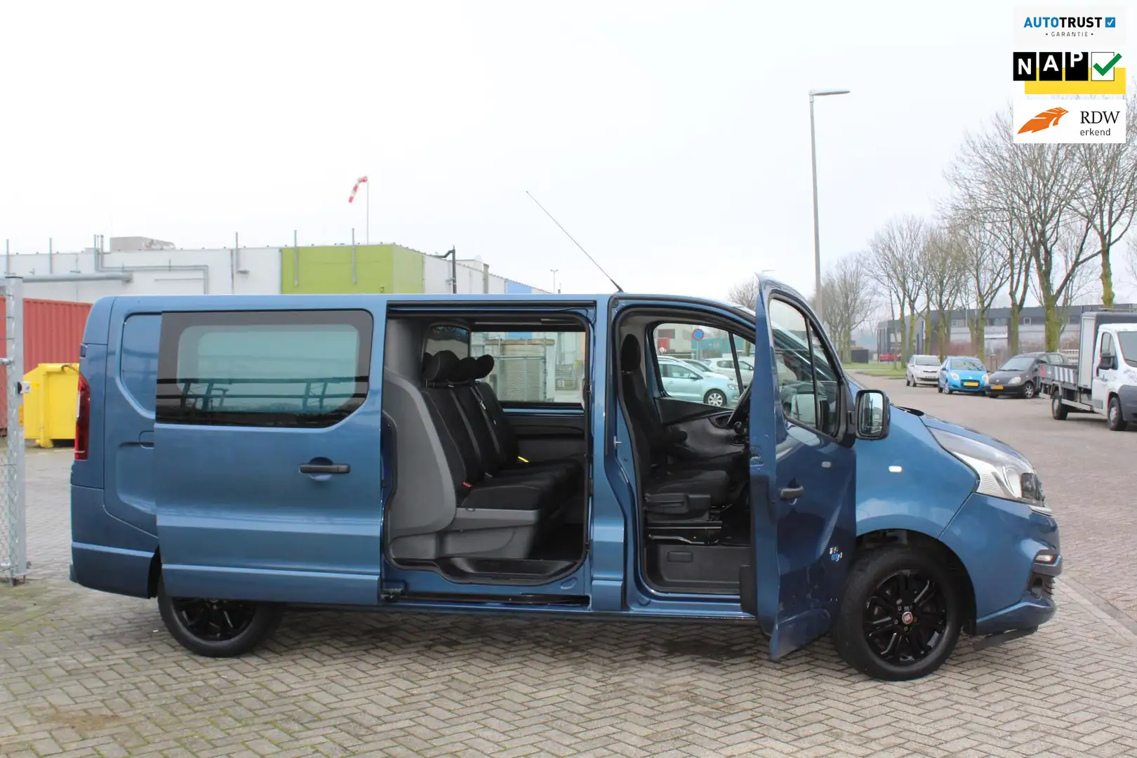 Fiat Talento 1.6 MJ EcoJet L2H1 DC Basis euro 6 1e eig DUBB CAB Blauw - 1