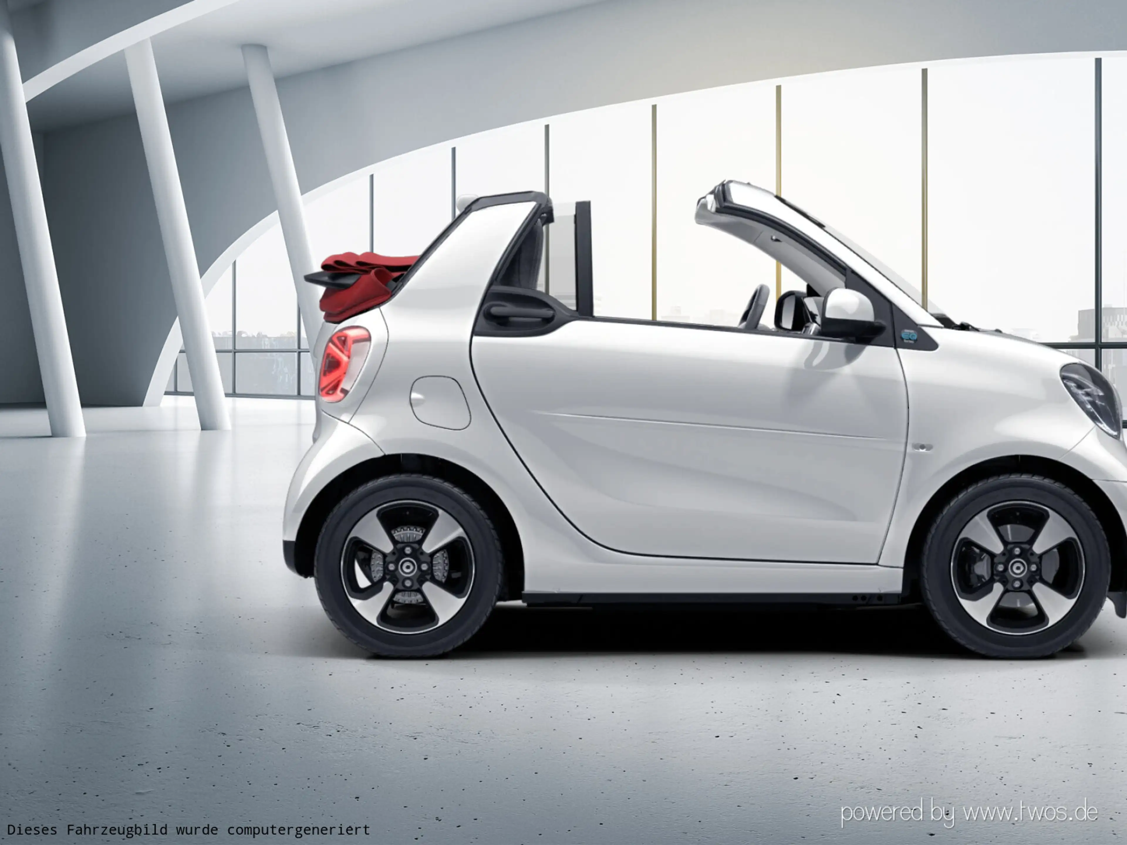 smart forTwo EQ  cabrio  Klima/Sitzhzg./MF-Lenkrad/BC/Tempomat/L-R Sensor/Leder/eFH./i-Size Kindersitzbefestigung — photo 9