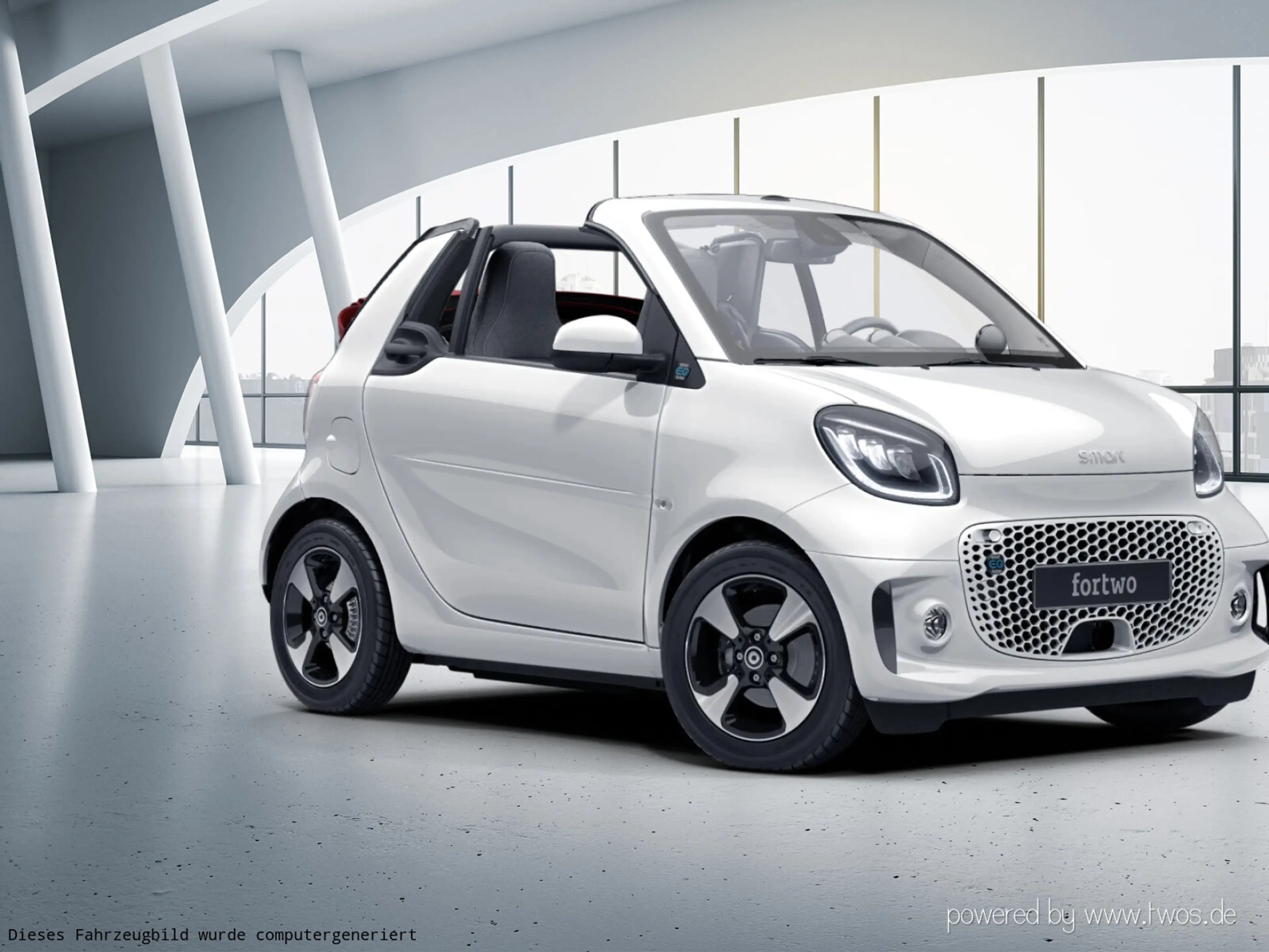smart forTwo EQ  cabrio  Klima/Sitzhzg./MF-Lenkrad/BC/Tempomat/L-R Sensor/Leder/eFH./i-Size Kindersitzbefestigung — photo 7