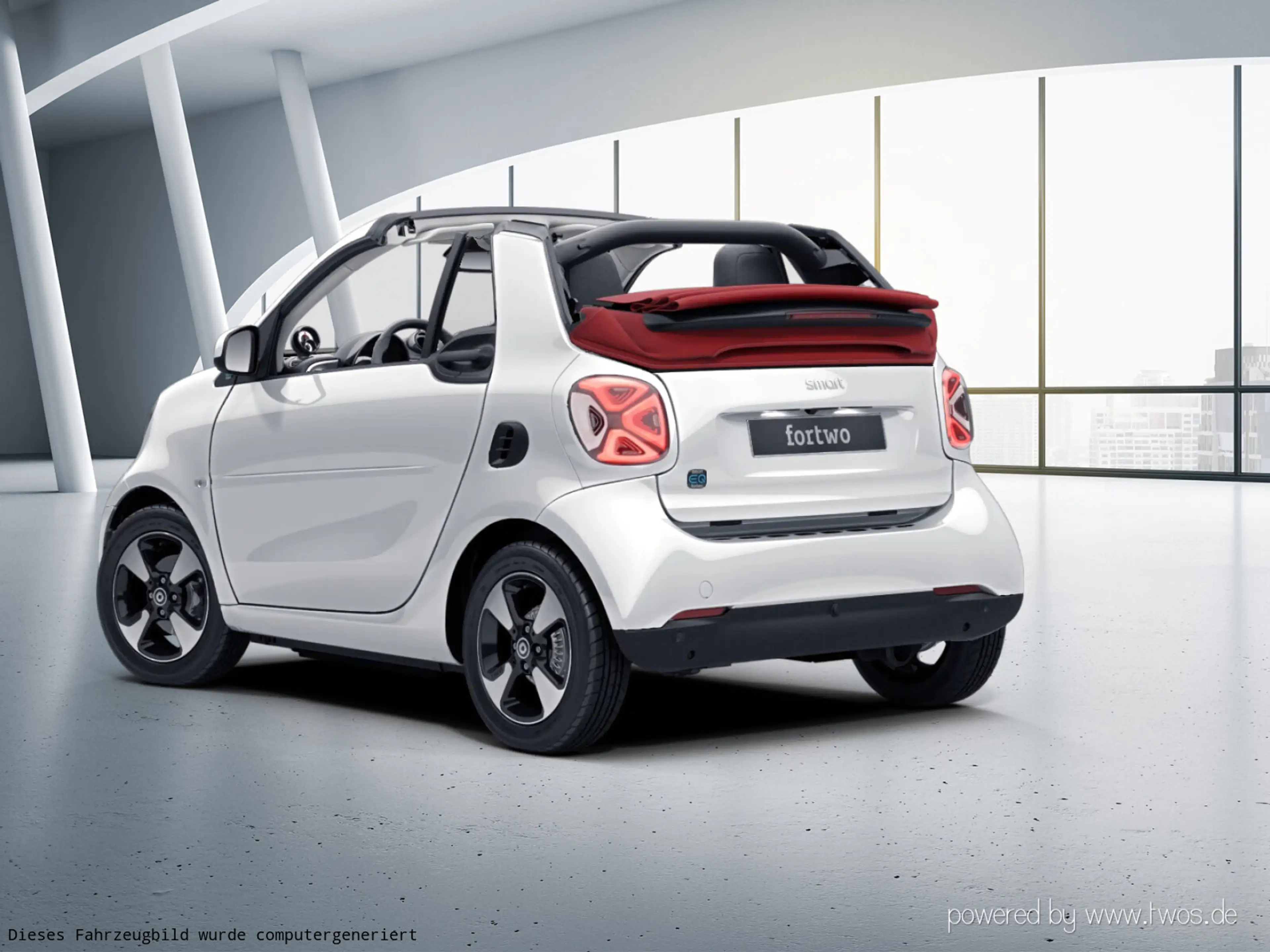 smart forTwo EQ  cabrio  Klima/Sitzhzg./MF-Lenkrad/BC/Tempomat/L-R Sensor/Leder/eFH./i-Size Kindersitzbefestigung — photo 15
