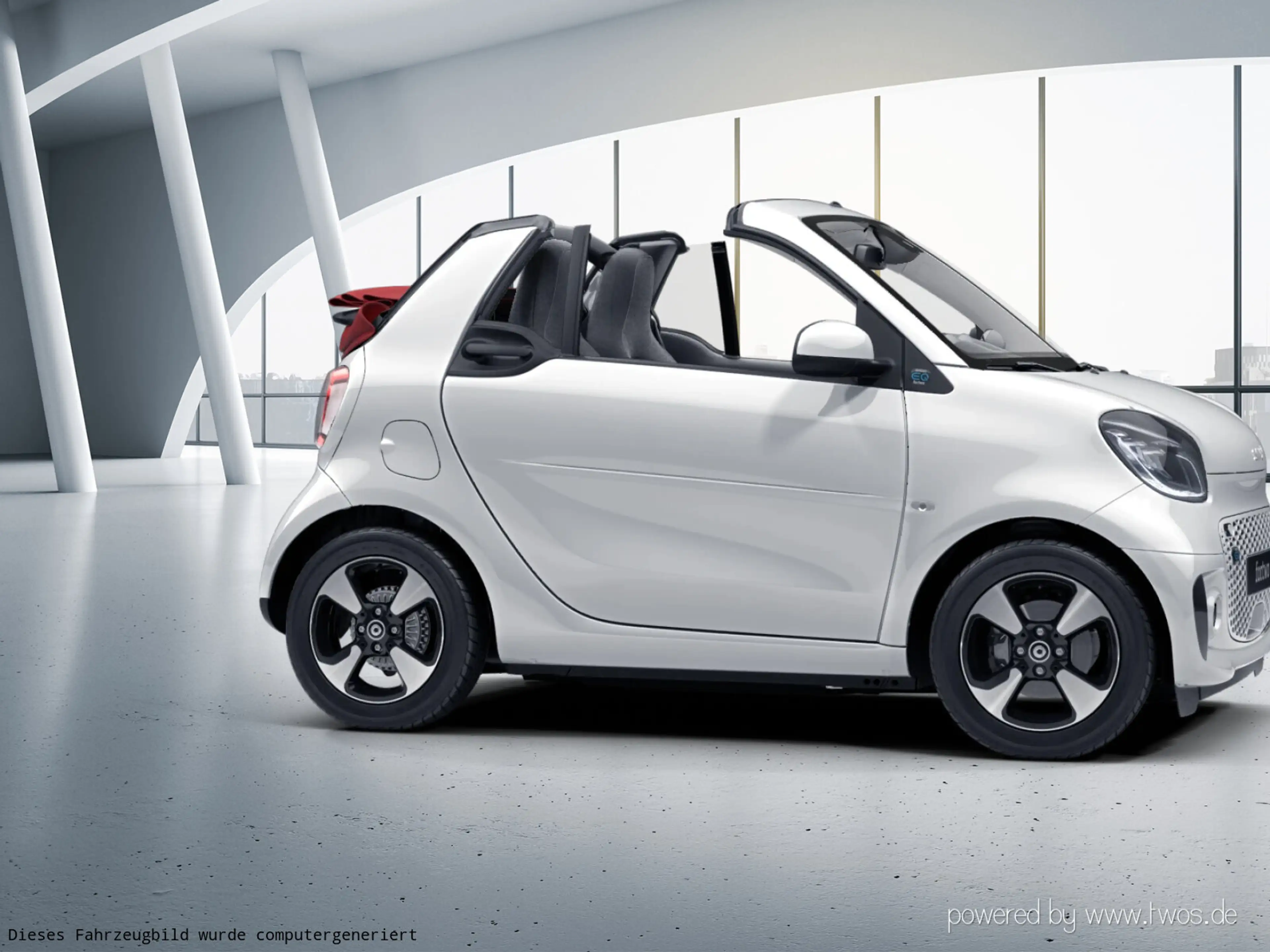 smart forTwo EQ  cabrio  Klima/Sitzhzg./MF-Lenkrad/BC/Tempomat/L-R Sensor/Leder/eFH./i-Size Kindersitzbefestigung — photo 8